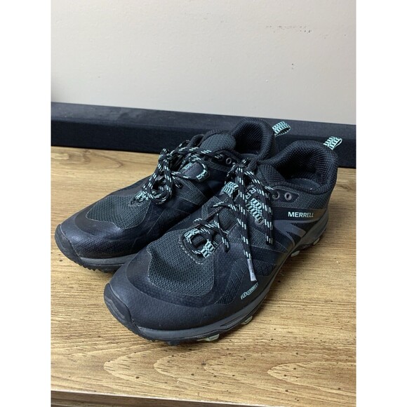 Merrell Sneakers Womens Size 10 Black Gore Tex Flex Connect Quantum Grip - Picture 1 of 13